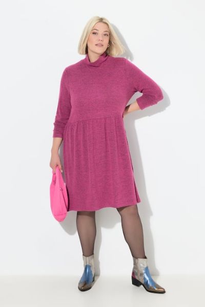 Veliki brojevi Haljina dugih rukava A kroja moda za punije