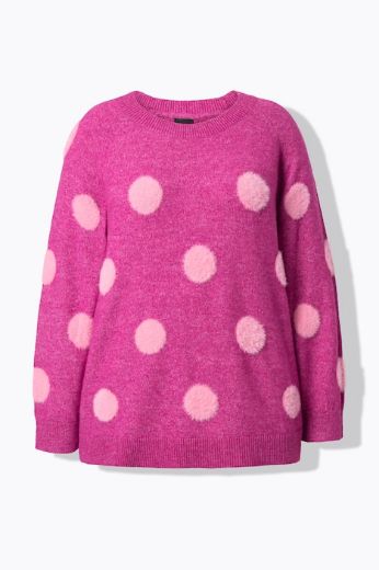 Plus size veliki brojevi Pulover dugih rukava okruglog ovratnika za punije