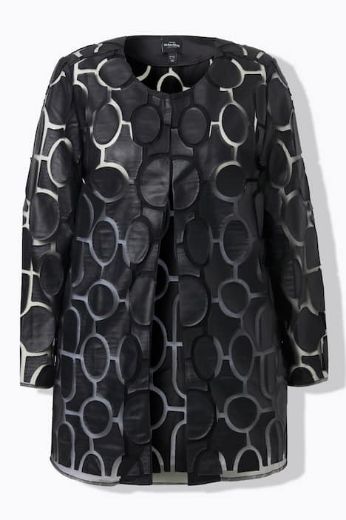 Plus size veliki brojevi Jakna lagana dužeg A kroja za punije