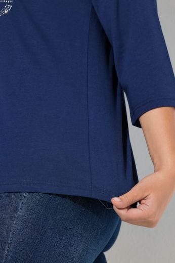 Plus size veliki brojevi Majica 3/4 rukava V ovratnika za punije