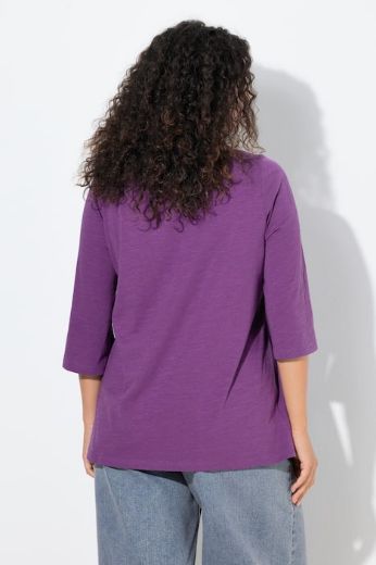 Plus size veliki brojevi Majica 3/4 rukava A kroja za punije