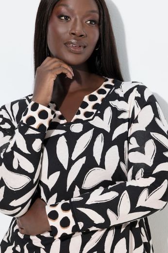 Plus size veliki brojevi Spavaćica dugih rukava za punije