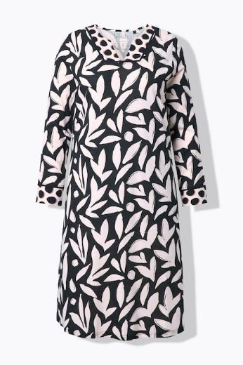 Plus size veliki brojevi Spavaćica dugih rukava za punije