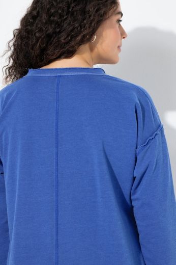 Plus size veliki brojevi Majica dugih rukava V ovratnika za punije