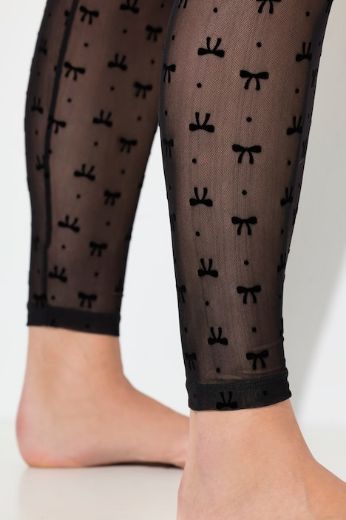 Plus size veliki brojevi Tajice od prozirne mreže za punije