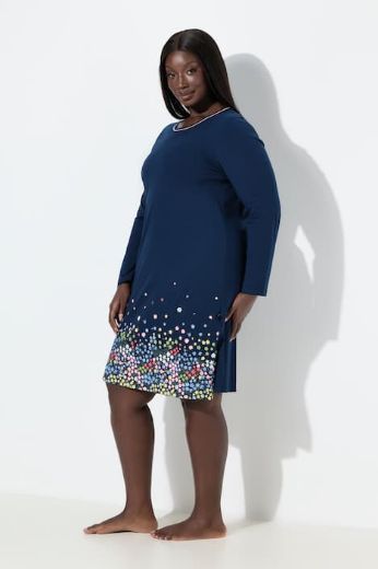 Plus size veliki brojevi Spavaćica dugih rukava 2 komada za punije