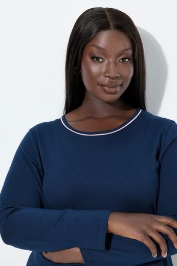 Plus size veliki brojevi Spavaćica dugih rukava 2 komada za punije