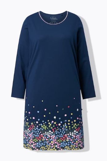 Plus size veliki brojevi Spavaćica dugih rukava 2 komada za punije