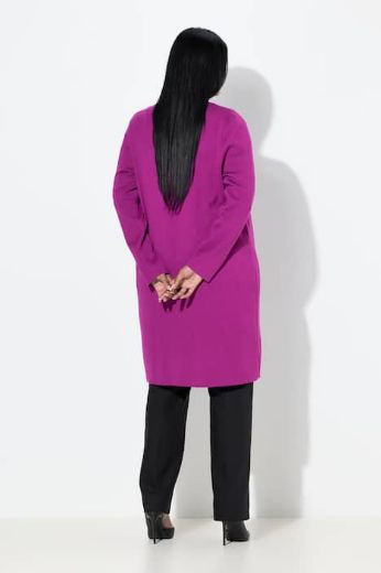 Plus size veliki brojevi Kardigan dugi model s džepovima za punije