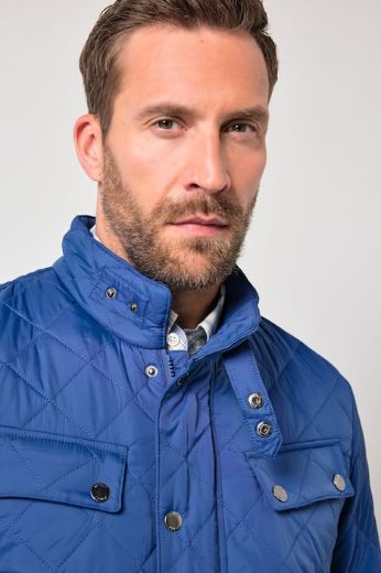 Plus size veliki brojevi Jakna štepana s džepovima za punije