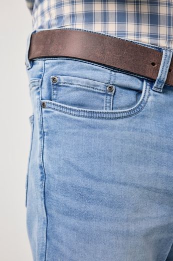 Plus size veliki brojevi Traperice od rastezljivog trapera za punije