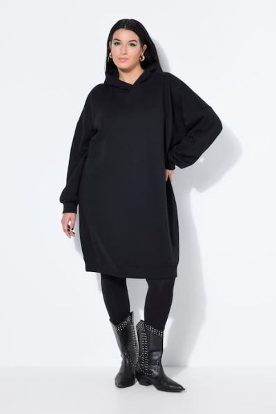 Veliki brojevi Haljina dugih rukava s kapuljačom moda za punije