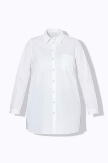 Plus size veliki brojevi Košulja dugih ruava dužeg kroja za punije