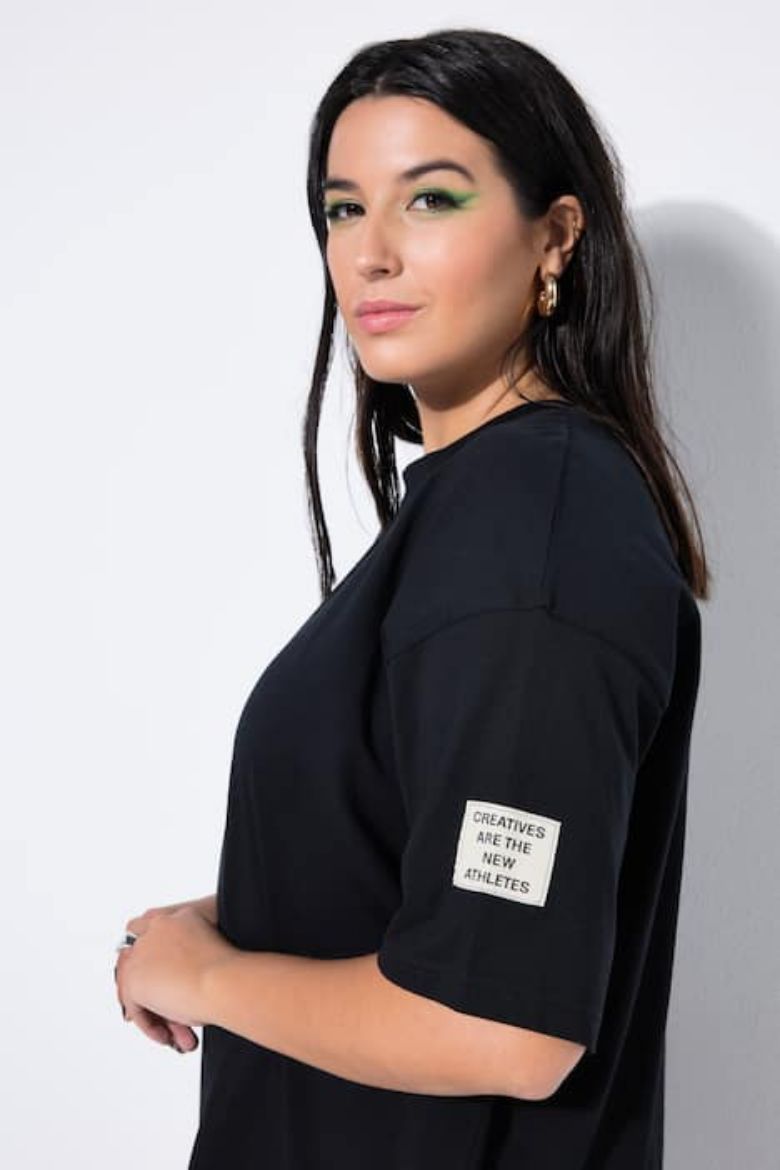 Plus size veliki brojevi Majica kratkih rukava šireg kroja za punije