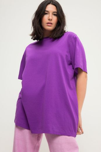 Plus size veliki brojevi Majica dugi model kratkih rukava za punije