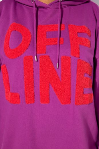 Plus size veliki brojevi Majica dugih rukava s natpisom za punije