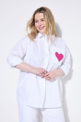 Plus size veliki brojevi Košulja dugih rukava šireg kroja za punije