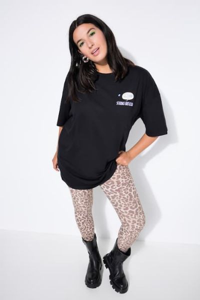 Veliki brojevi Majica kratkih rukava šireg kroja moda za punije