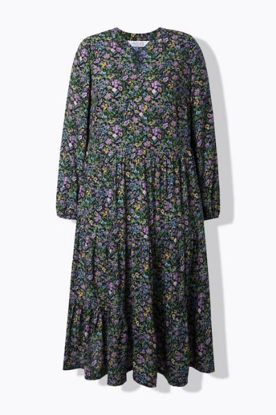 Veliki brojevi Haljina dugih rukava A kroja moda za punije