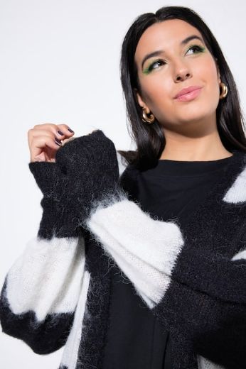 Plus size veliki brojevi Kardigan dužeg kroja za punije