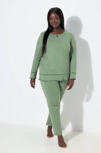 Plus size veliki brojevi Pidžama dugi rukavi za punije