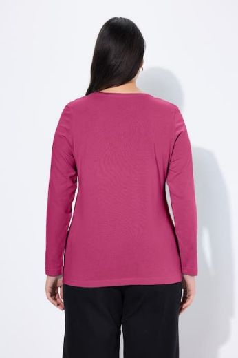 Plus size veliki brojevi Majica dugi rukavi okrugli izrez za punije