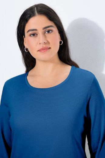 Plus size veliki brojevi Majica dugi rukavi okrugli izrez za punije