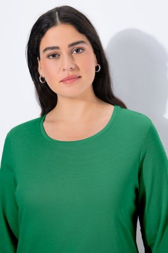 Plus size veliki brojevi Majica dugi rukavi okrugli izrez za punije