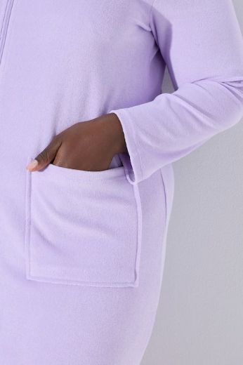 Plus size veliki brojevi Bademantil s džepovima za punije