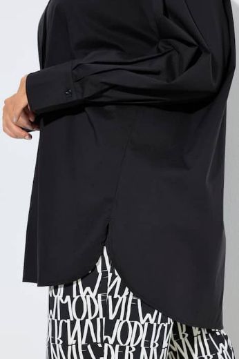 Plus size veliki brojevi Košulja dugih rukava skrivenog kopčanja za punije