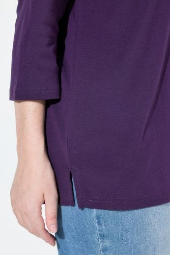 Plus size veliki brojevi Majica V ovratnika 3/4 rukava za punije