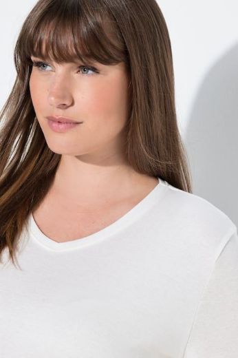 Plus size veliki brojevi Majica V ovratnika 3/4 rukava za punije