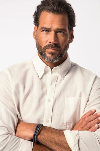 Plus size veliki brojevi Košulja lanena dugih rukava za punije