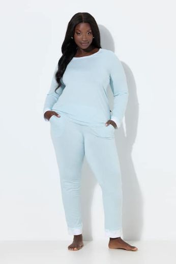 Plus size veliki brojevi Pidžama s dodatkom ukrasne čipke za punije