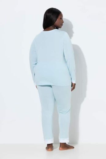 Plus size veliki brojevi Pidžama s dodatkom ukrasne čipke za punije