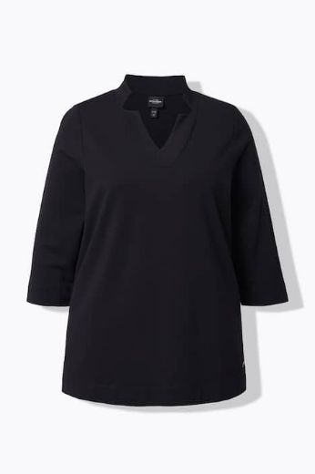 Plus size veliki brojevi Majica V ovratika za punije