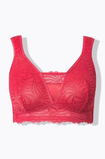 Plus size veliki brojevi Grudnjak sa širim naremenicama s dodatkom čipke za punije