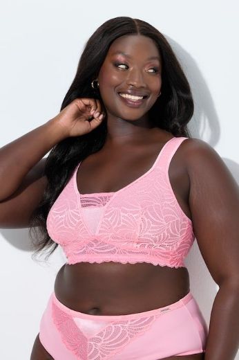 Plus size veliki brojevi Grudnjak sa širim naremenicama s dodatkom čipke za punije