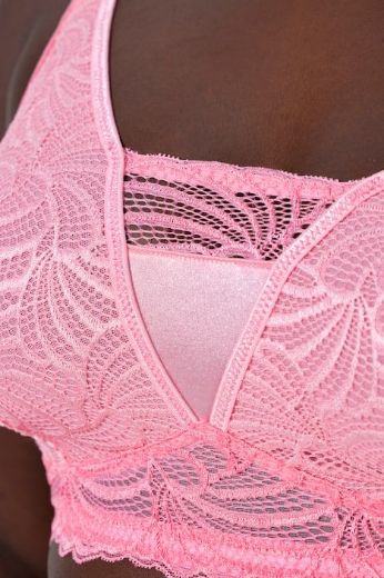 Plus size veliki brojevi Grudnjak sa širim naremenicama s dodatkom čipke za punije