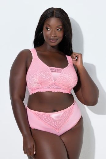 Plus size veliki brojevi Grudnjak sa širim naremenicama s dodatkom čipke za punije