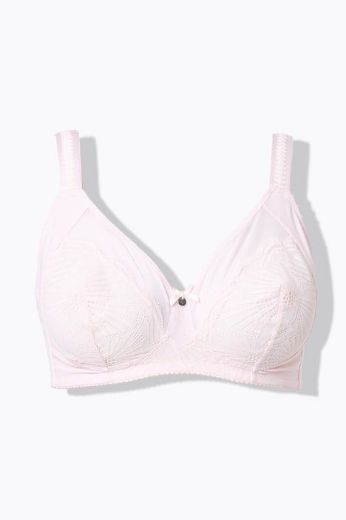 Plus size veliki brojevi Grudnjak bez žice s dekorativnom čipkom za punije