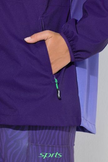 Plus size veliki brojevi Jakna lagana za kišu s mogućnošću skidanja rukava za punije