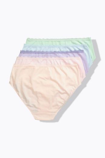 Plus size veliki brojevi Gaćice midi 5 komada za punije