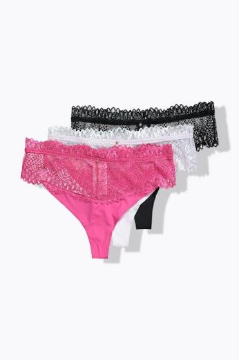 Plus size veliki brojevi Gaćice tange 3 komada za punije