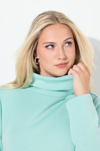 Plus size veliki brojevi Majica dugih rukava s ukrasnim džepovima za punije