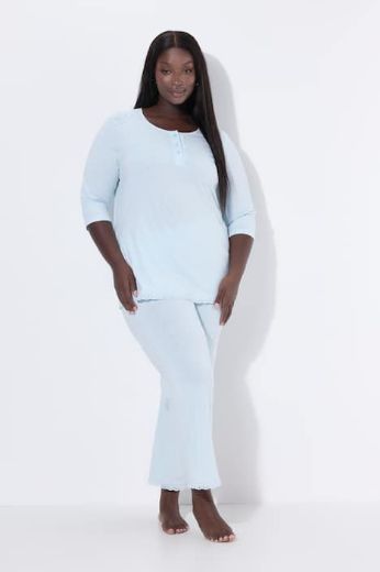 Plus size veliki brojevi Pidžama dugih rukava i dugih nogavica za punije