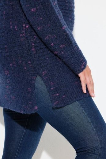 Plus size veliki brojevi Pulover dugih rukava povišenog ovratnika za punije