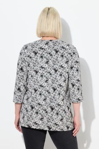 Plus size veliki brojevi Majica 3/4 rukava okruglog ovratnika za punije