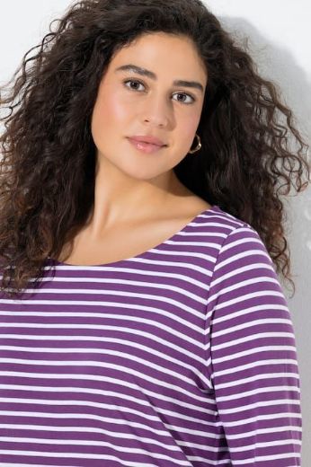 Plus size veliki brojevi Majica 3/4 rukava okruglog ovratnika za punije