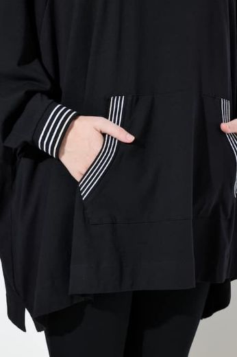 Plus size veliki brojevi Pončo s kapuljačom za punije